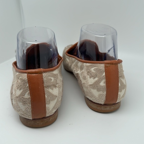 Ramon Tenza Ukraine Embroidered Floral & Leather Loafers Slip on Flats Size 7.5 - Picture 5 of 12
